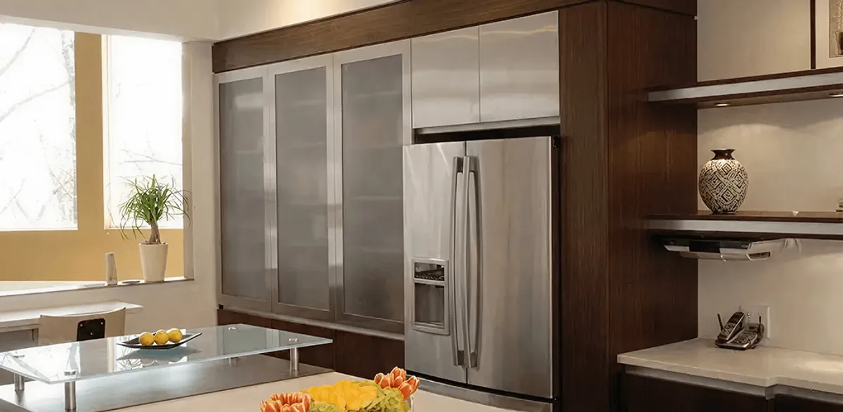 Cabinet door replacement and modern kitchen cabinet upgrade in Fargo, ND